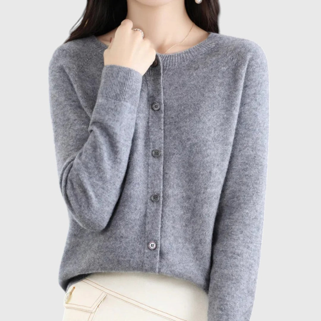 Danita - Elegant Button-Up Cardigan