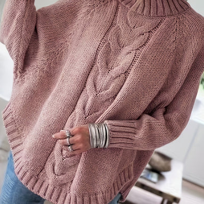 Janelle - Cozy Vintage Cable Knit Sweater
