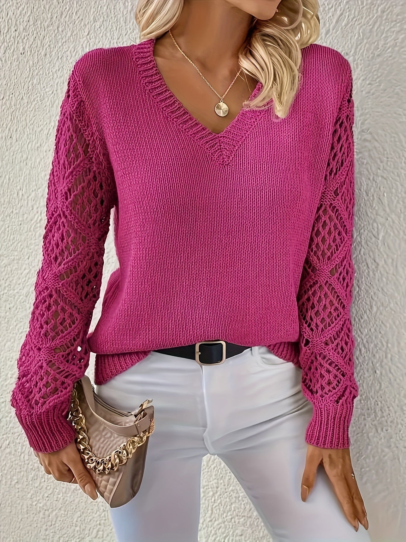 Sharon - Elegant Knitted Sweater