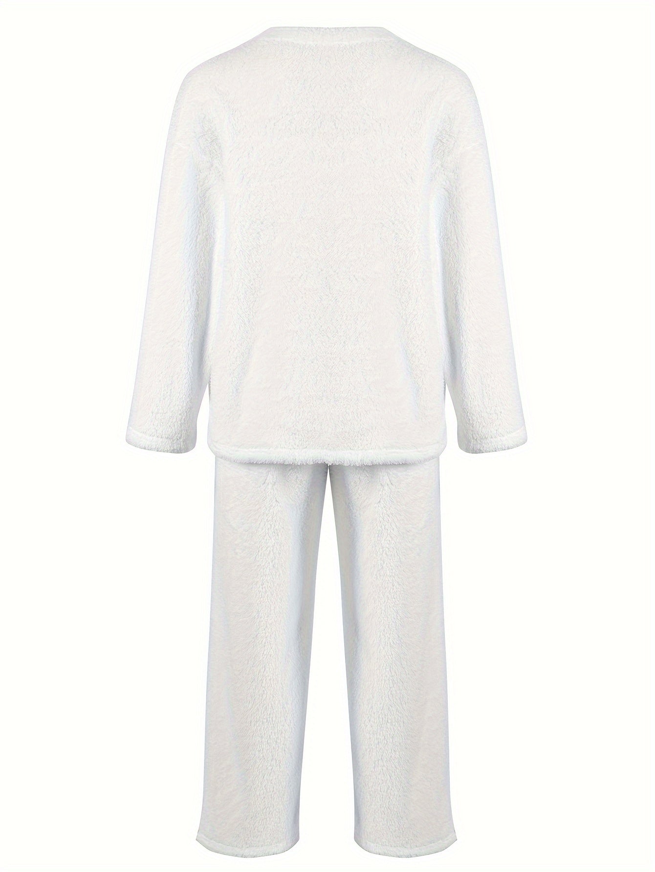 Melita - Cozy Elegant Women's V-Neck Set