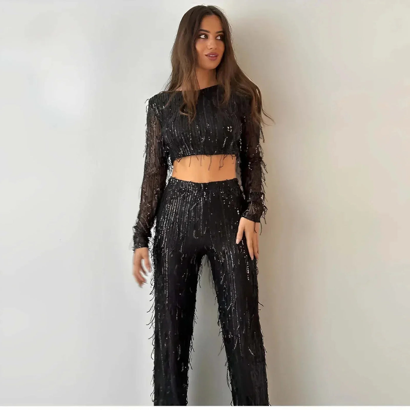 Lara - Glistening Embellished Set