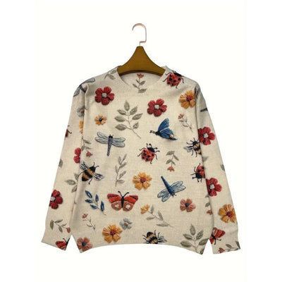 Amy™ - Whimsical Garden Sweater
