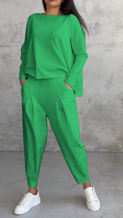 Donna™ - Comfortable Set with Crew Neck